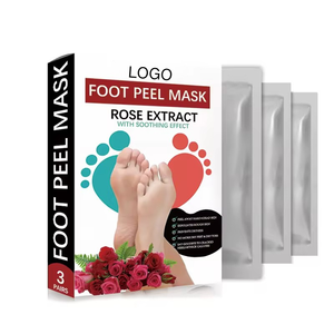 XM Private Label Foot Peel Mask Rose Extract Results in 1 Week