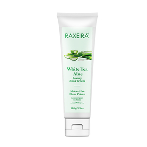 Wholesale Private Label Natural White Tea and Aloe Vera Hand Cream 100ml