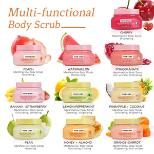 OEM Organic Exfoliating Foaming Body Scrub Coffee Moisturizing